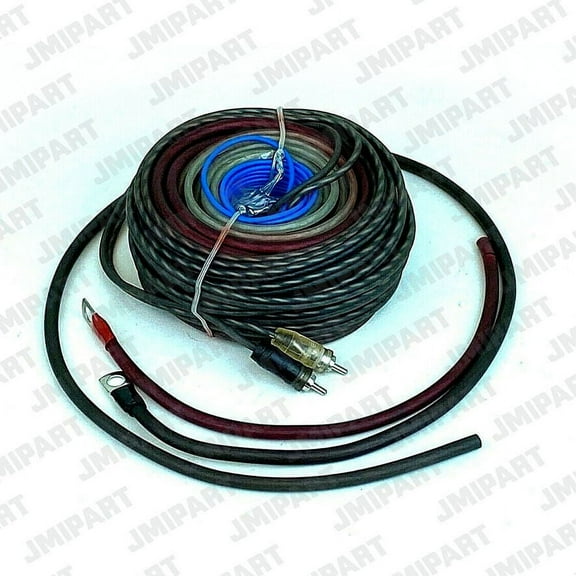 Car Audio Wires 8 AWG Gauge Amp Kit Amplifier Install Wiring Complete 8 GA (211)