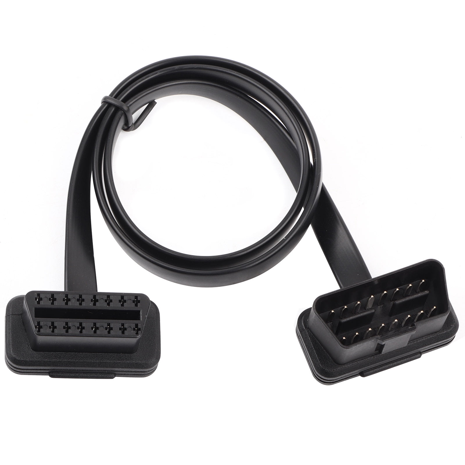 Car Auto 16 Pin Male to Female OBD2 Extension Cable Diagnostic Adapter