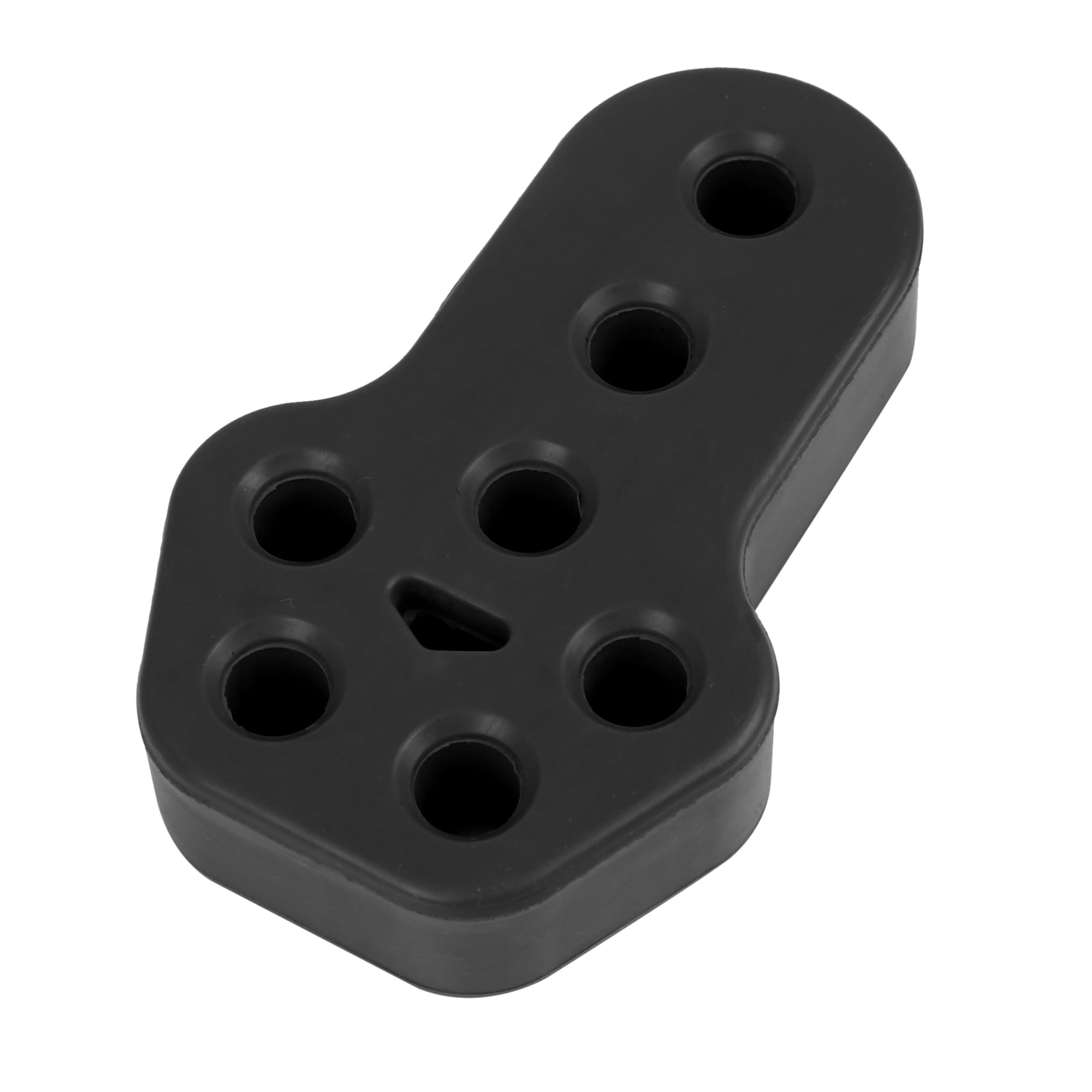 Car Auto 7 Holes 12mm Dia Black Rubber Muffler Exhaust Hangers Bushing