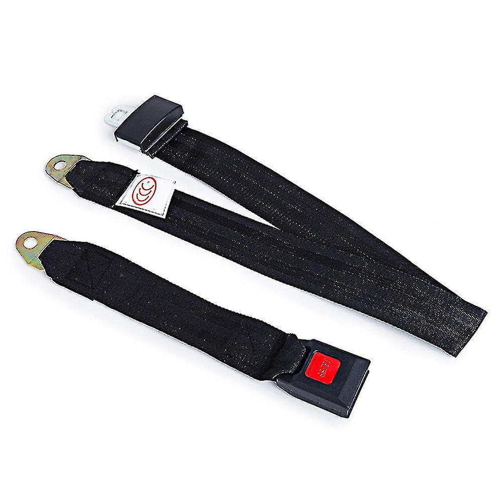Car Auto Bus Seat Safety Belt Lap 2 Point Adjustable Retractable