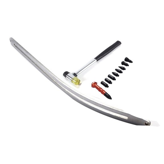 Car Auto Car Dent Removal- Damage Repair Puller-Lifter Arc Crowbar Tools Hook Rods Kit Dent Repair Tools