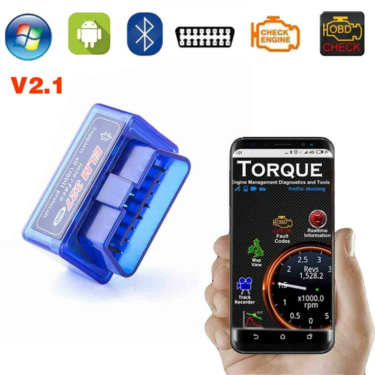 New ELM327 OBD2 Scanner Bluetooth Code Reader ISO/ Android in Ojodu -  Vehicle Parts & Accessories, Adevar Global Concepts