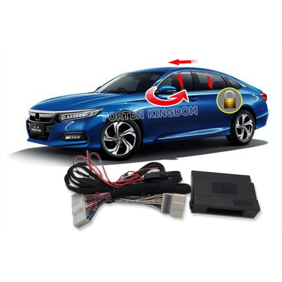 Car Auto Lift Close Window Closer Open Mirror Folder Sunroof Closer Speed Lock Unlock System Module Kit Device for Honda Odyssey 2018-2023