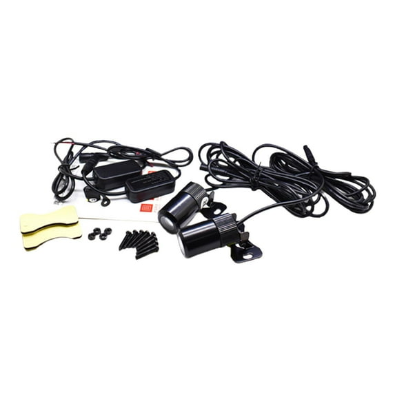 Car Auto Motorcycle Angel Wing LED Tail Lights , Simple Installation - Red