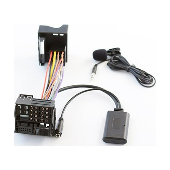 Car Aux Bluetooth 5.0 Adapter Wireless Music Transmission With MIC Cable For BMW