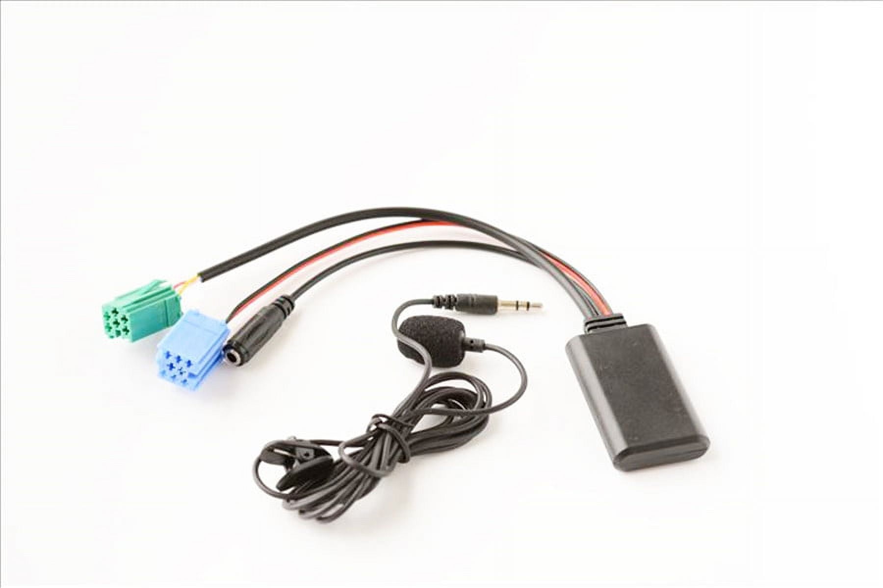 Car BT Kit Microphone Handsfree 8 6 Pin Cable Adapter For Renault 05-11 ISO  Plug 