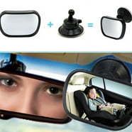 Shatterproof Car Seat Baby Mirror - Rear Facing, Crash Tested, Clear ...