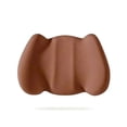 thumbnail image 1 of KINGWOLF Car Back Cushion Ergonomic Lumbar Support Universal Fit Posture Correcting Brown, 1 of 3