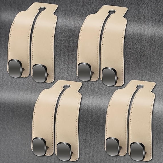 Car Back Seat Headrest Hooks, Car Hooks for Purses and Bags Cute, Purses Holder for Car, Car Seat Back Double Hooks