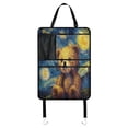 thumbnail image 1 of Car Back Seat Organizer 1 Pack Antique Nylon Fabric Thickened Waterproof Foot Mat Suitable For Various Types Of Vehicles Cute Bear under The Stars, 1 of 7