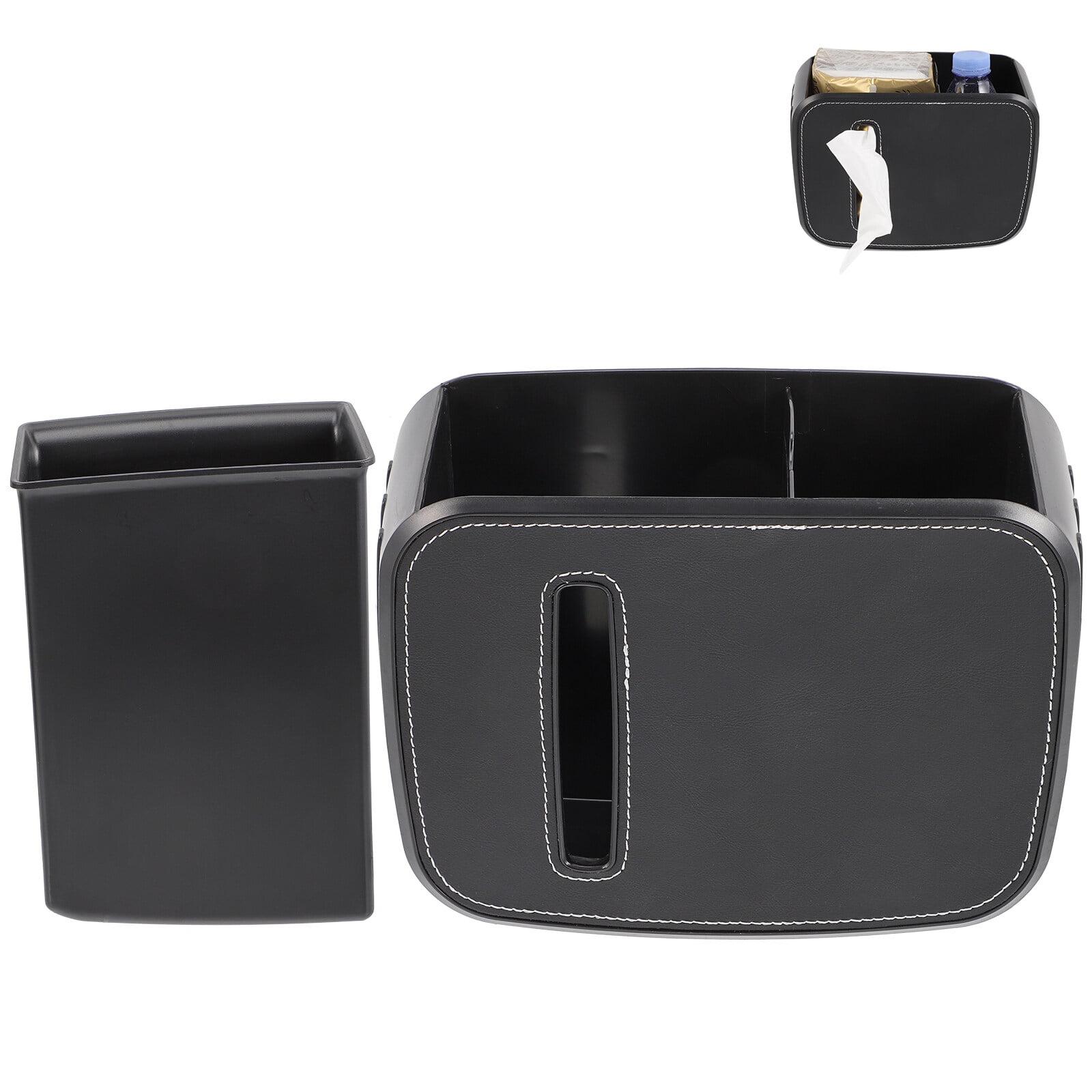 Car Back Seat Organizer Multifunctional Mini Trash Can Backseat Organizer