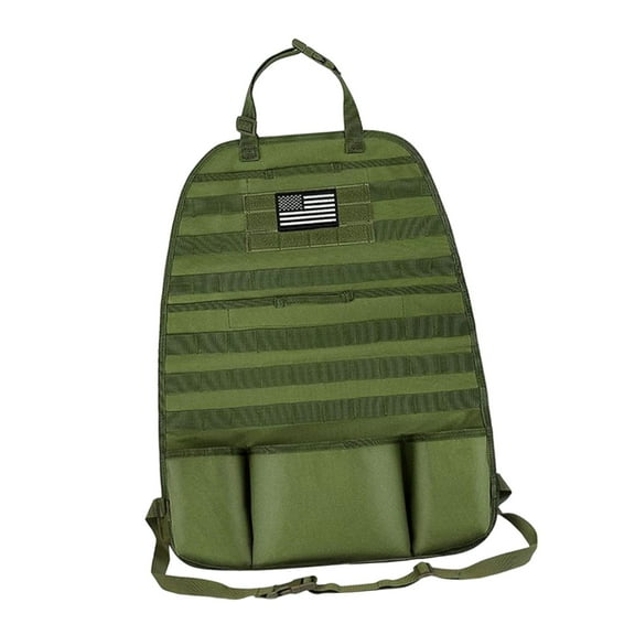 Car Back Seat Protector Storage Pocket Dustproof Universal with Multiple Pockets B