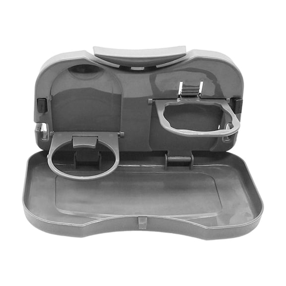 Car Back Seat Tray with Extendable Table, Car Travel Desk for Laptop Foldable Trays for Eating & Working, Car Travel Tray Table for Rear Passenger, Food Tray with Phone Holder