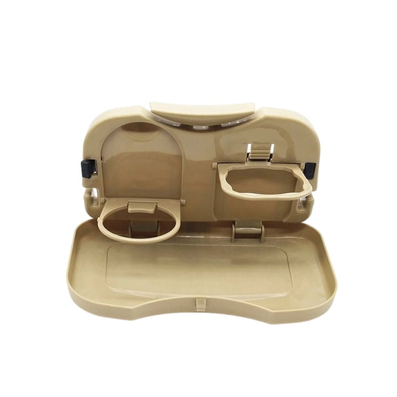 Car Back Seat Tray Table, Foldable Multifunctional Car Tray for Eating Working, Adjustable Travel Desk with Phone & Cup Holder, Universal Car Seat Desk Tray for Rear Passenger