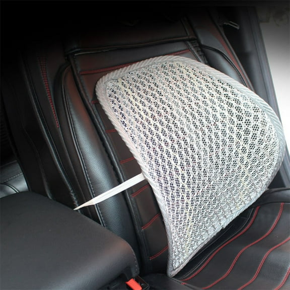 Car Back Support,Car Mesh Chair Back Support Massage Cushion,Adjustable Breathable Lumbar,Car Waist Support Home and Car Purpose Health Waist Pad Cold and Breathable Car Ice Silk Waist Support
