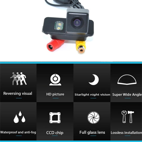 Car Back Up Rear View Reverse Parking Camera For Ford Mondeo S-Max Focus Fiesta