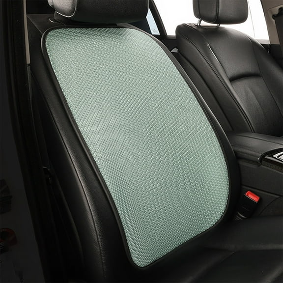 Car Backrest Cushion Ventilated 62x48cm Sponge Cooling Airflow Ergonomic Support Removable Universal All Seasons for Driver Passenger