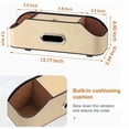 thumbnail image 1 of Car Backseat Organizer, 3-In-1 Multifunctional Storage Box with Tissue Holder, Cup Holders & Hooks, Waterproof, for Phone and Drinks, 1 of 6