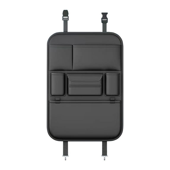 Car Backseat Organizer, Back Seat Protector With Multiple Storage Pockets, 6 Storage Pockets Protectors Kick Mats,Car Back Seat Cover Protector Travel Accessories