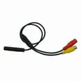 thumbnail image 1 of Car Backup Reverse Camera 4-Pin Male To CVBS RCA Female Power Adapter T4M3 hot K5D3, 1 of 9