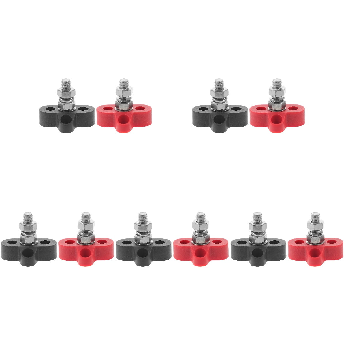 Car Battery Boat Accessories Marine 10 Pcs Terminals Bus Bar Bolt ...