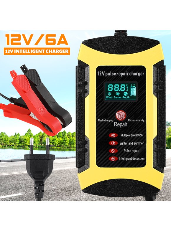 Cobra 2A Battery Charger & Maintainer - 6V/12V Smart Charger For Cars, ATVs & Boats