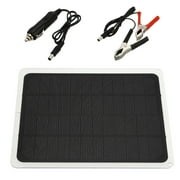 Car Battery Charger 20W Solar Panel, Car Phone Charger with Usb, Monocrystalline Solar Charger for Vehicles Phones 12V Batteries