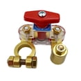 thumbnail image 1 of Car Battery Cut Off Switch High Conductivity Copper Terminal Connector 12v 24v Master Disconnect For Truck Rv And Automotive Clear, 1 of 6