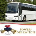 thumbnail image 1 of Car Battery Disconnect, Car Battery Power Cut-Off Breaker Adjustable Copper Transmission High Conductivity 12v-24v Disconnect Smart For Car, Farm, Buses, Trucks, Tractors, And Rvs, 6.7x6.2cm, 1 of 6