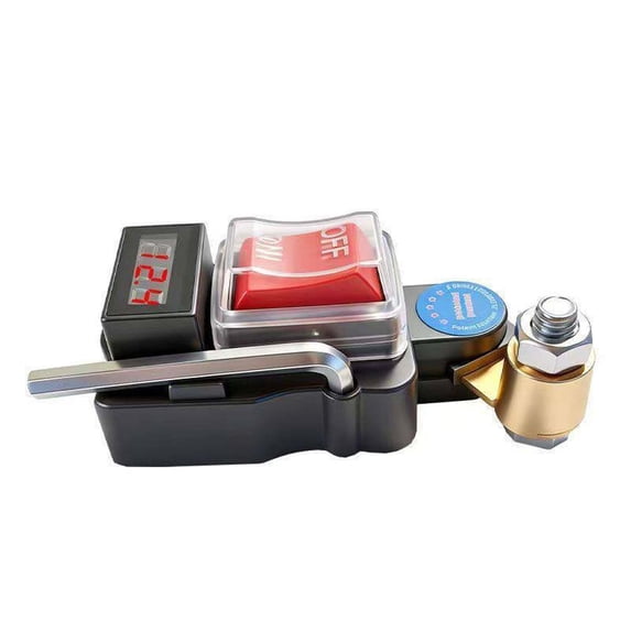 Car Battery Disconnect Switch 12V/24V Power Cut Off Breaker Quick Tool-Free Installation for Vehicle Maintenance