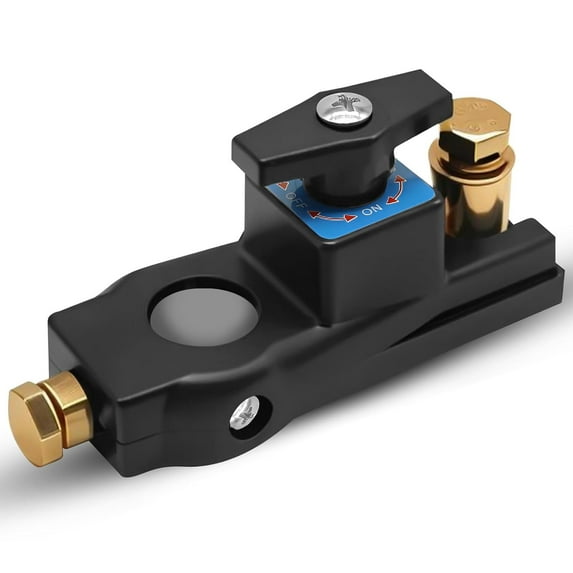 Car Battery Disconnect Switch 12V 24V Universals Battery Shut Off Isolator Switch for Car Truck Boat Heavy Duty, Anti-Leakage Power Off Auto Part for Automotive Maintenance & Modification