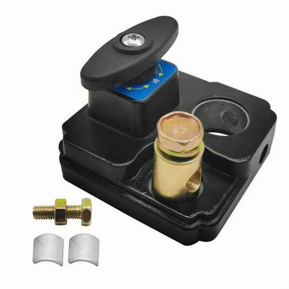 Car Battery Disconnect Switch Isolator Power Cut Off Knife Blade Switch for Marine Car Boat Negative Terminal Car Parts,1 x Universal Car Battery Disconnect Switch,Photo Color