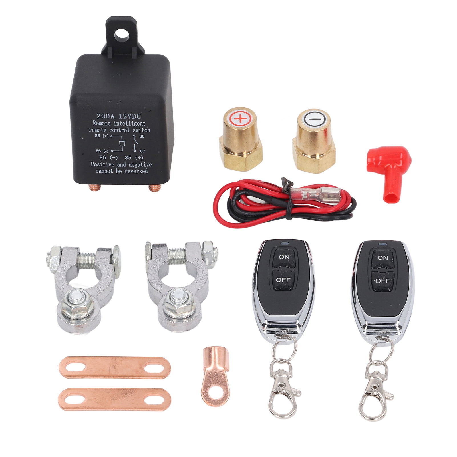Car Battery Disconnect Switch Power Cut Off Kill Switch with Remote