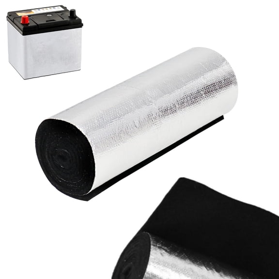 Car Battery Insulation Kit 40.16x7.09x0.12In Portable Heat Insulation Protector Extreme Temperature Battery Protection Cover 1Pack