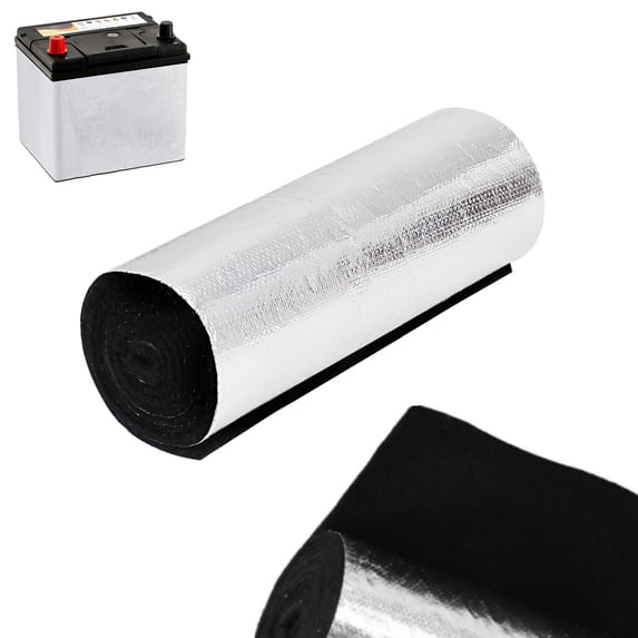 Car Battery Insulation Kit 40.16x7.09x0.12In Portable Heat Insulation Protector Extreme Temperature Battery Protection Cover 1Pack