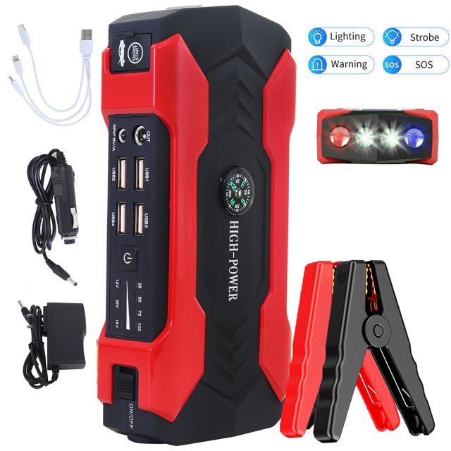 Car Battery Jump Starter,12V Auto Jump Box & Portable Car Battery
