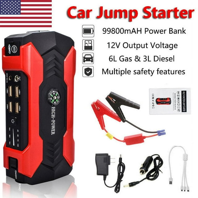 Car Battery Jump Starter,12V Auto Jump Box & Portable Car Battery
