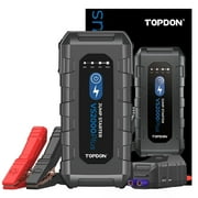 Car Battery Jump Starter and Battery Tester TOPDON VS2000Plus, 12V 2000A Battery Booster Pack for Up to 8L Gas/ 6L Diesel Engines