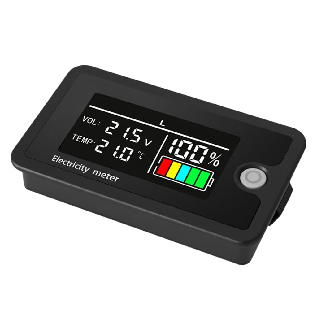 Car Battery Levels DC8V-100V Lithiums Battery Capacity Meter Tester ...