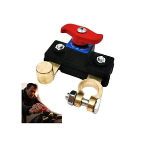 Car Battery Power Cut-Off Switch Breaker,12-24V Car Battery Isolator Switch,Batter y DisconnectSwitch,Pure Copper Stable Transmission High Conductivity,Smart Disconnect Switc h for Cars Truck Boat Rv