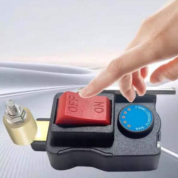 Car Battery Power Cut-Off Switch Breaker, Heavy Duty Disconnect for Vehicle Storage, Prevent Battery Drain