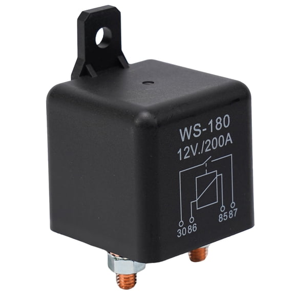 Car Battery Separator Coupler Power Switches 4Pin Dual Battery Isolators Relay 200A 12V Battery Circuit Cutters Auto Accessories
