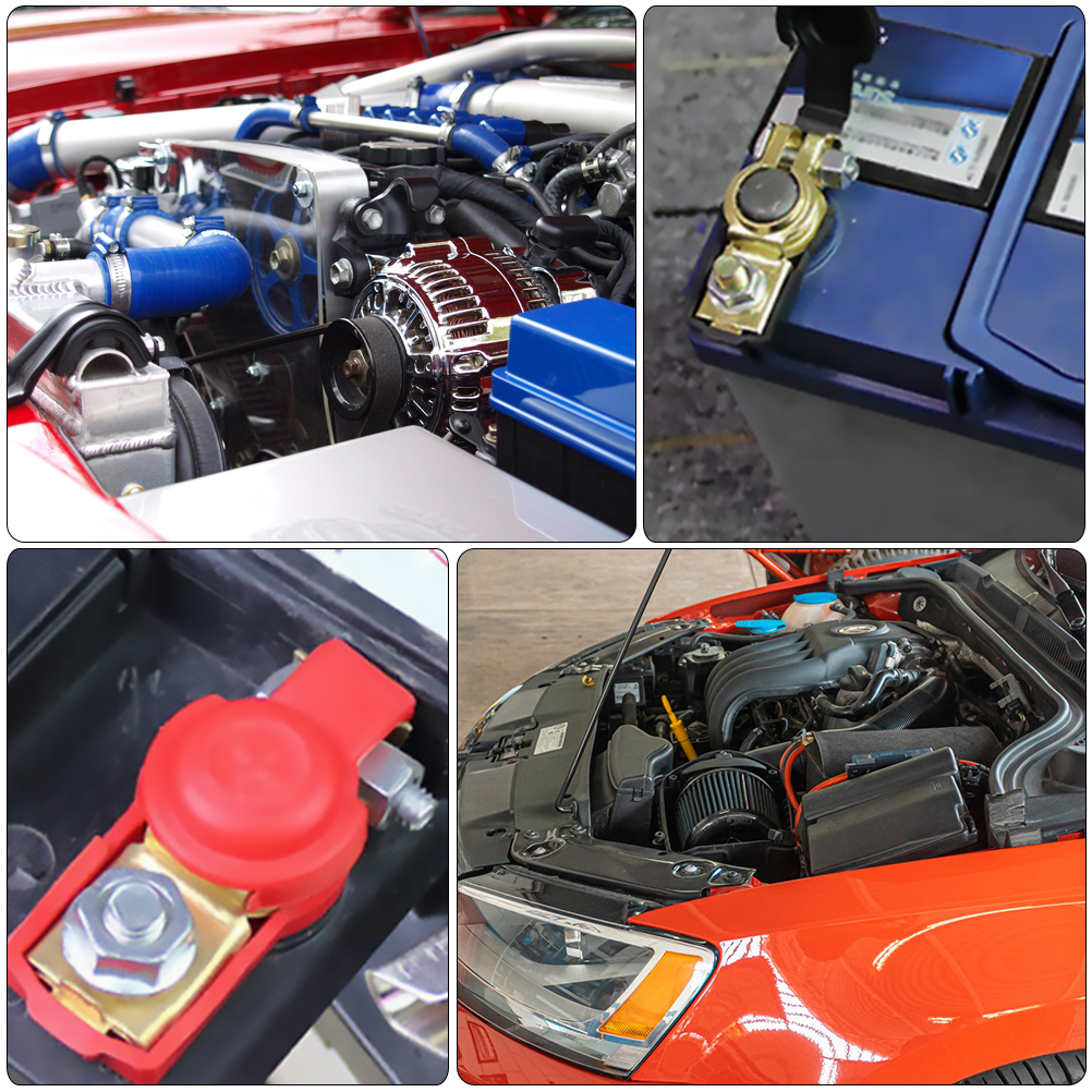 Car Battery Terminal Cap 1 Set/8pcs Car Battery Terminal Clamp Quick Release Battery Connector