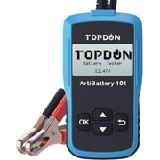 Car Battery Tester TOPDON AB101 12V 100-2000 CCA Car Battery Load Tester on Cranking Charging Systems