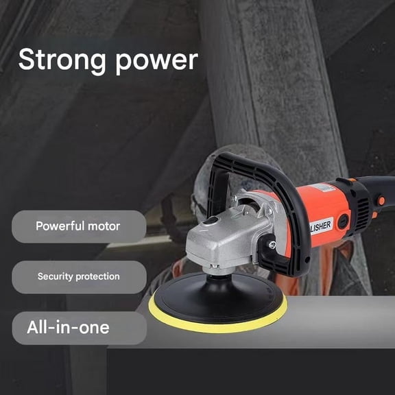 Car Beautification Polisher 3000 RPM High Power 110V 1400W Speed Regulating Polishing Marble Floor Waxing Machine Polisher Floor Repair Tool Set