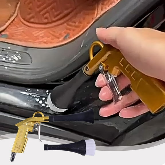 Car Beauty Tools Interior Cleaning With Brush Blowing Dirt Cleaning Brush Dry Cleaning Nozzle