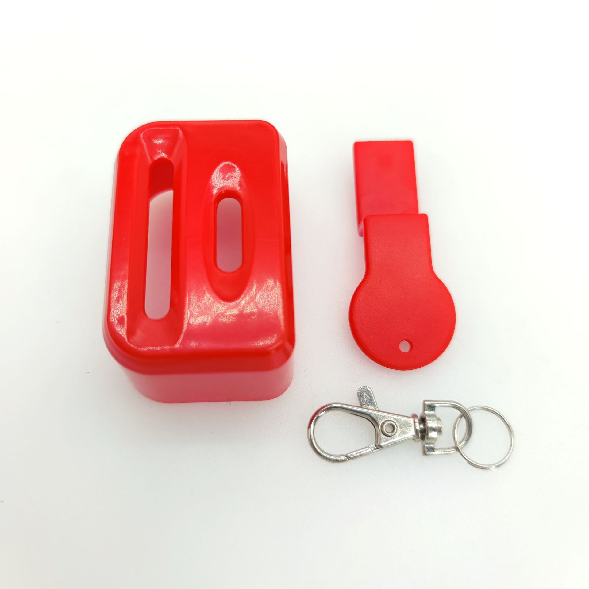 Car Belt Lock Buckle Guard Child Safety Seatbelt Lock (Red)