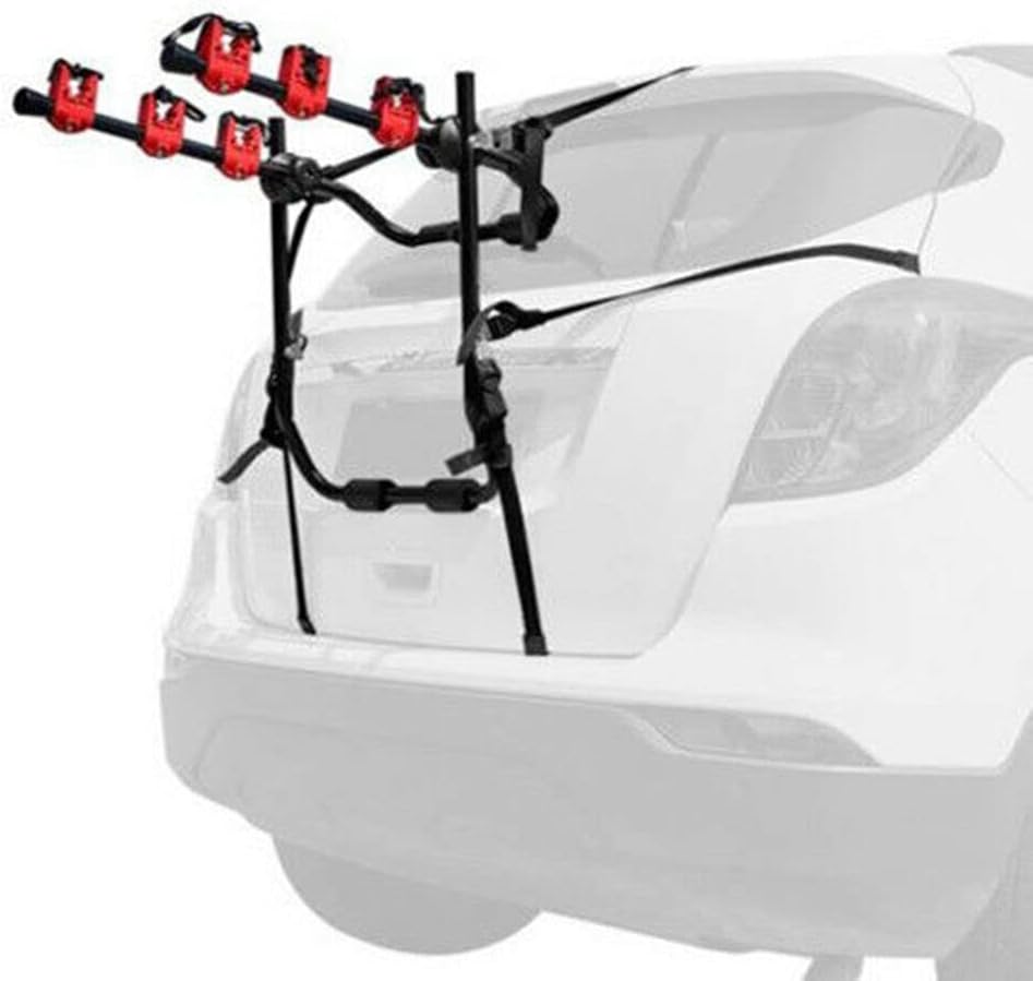 Car Bicycle Rack 3-Bike, Vehicle Trunk Mount Bike Rack F Frame Foldable ...