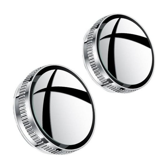 Car Blind Spot Rear View Mirror Wide Angle Adjustable Round Mirror Rotating Z4Y0 By NZRUANE