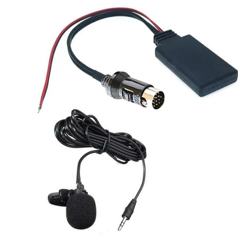 Car Bluetooth Adapter Auto AUX Connnecter Audio Music Cable with
